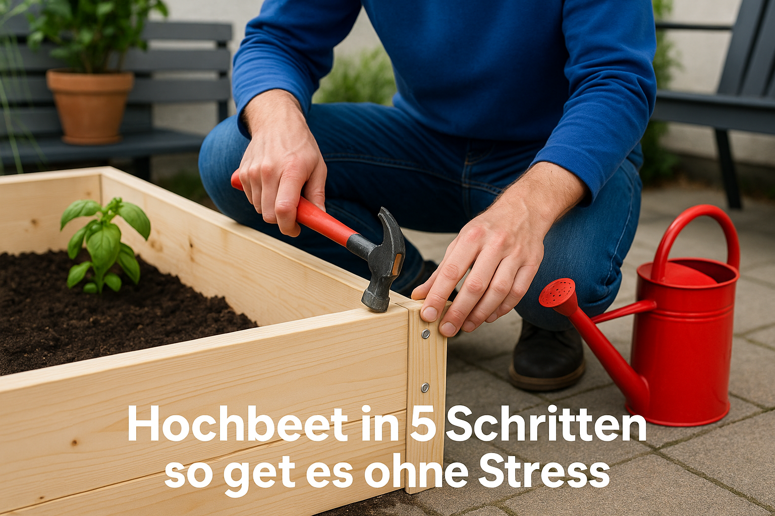 Hochbeet in 5 Schritten: so geht es ohne Stress